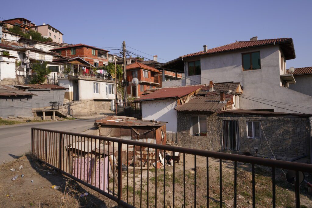 Village roofs from the overlook
