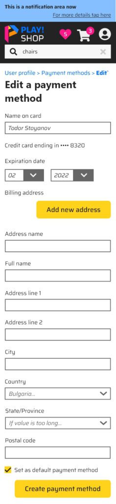 Edit payment method - default – 2_061804