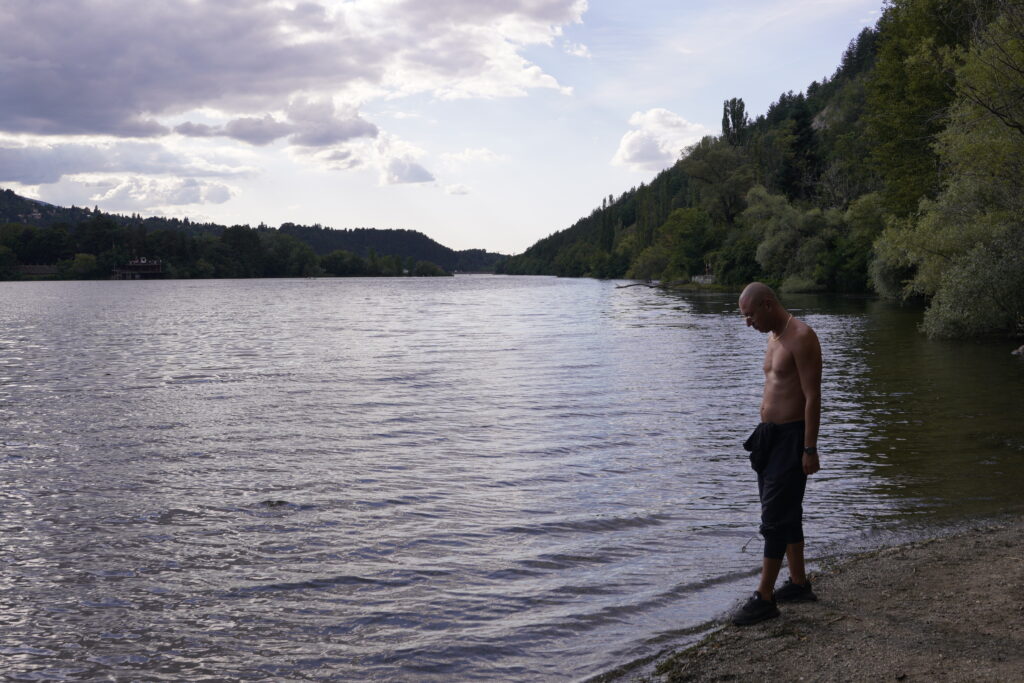At the Water’s Edge Under Cloud