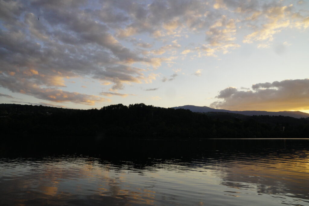 Pink Clouds Over the Treeline